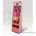 Compartment Cardboard Display Display with hooks 1