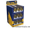 Corrugated pallet display rack for