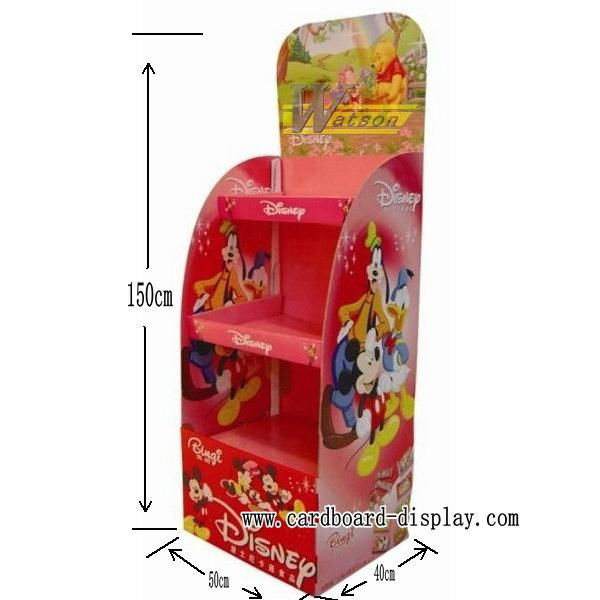 Retail Cardboard pallet display rack for toys 4
