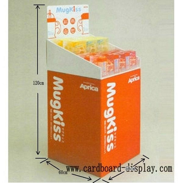 Coffee products Compartment Cardboard Display Rack 3
