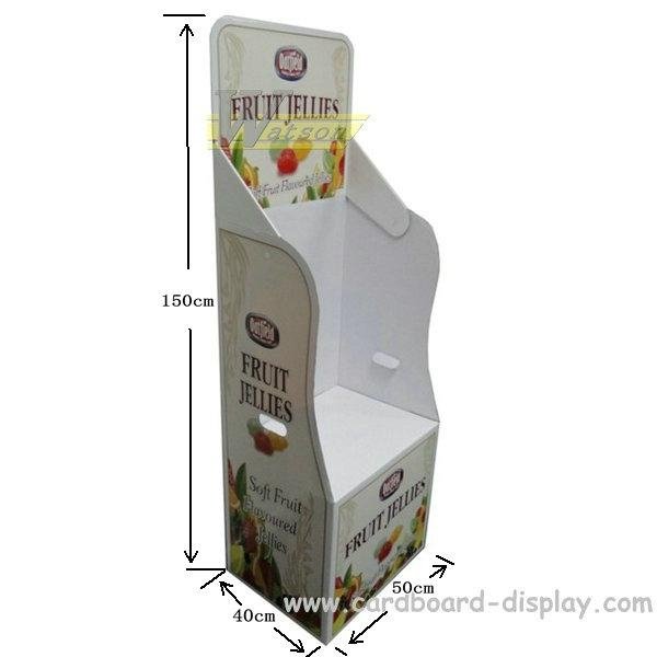 Compartment Cardboard Display Display with hooks 4