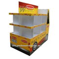 lunch box cardboard pallet display stands for supermarket promotion 5