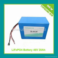 48v 20ah motorcycle battery with lifepo4 material