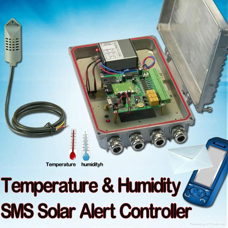 Temperature & Humidity SMS Solar Alert Controller