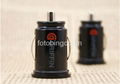 Power Dual 2 Port USB Mini Bullet Car Charger Adapter for IPOD iphone 3G 3GS 4G 1