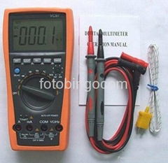 New VC97 3999 Auto range multimeter vs FLUKE 15B tester