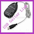 New Guitar to USB Interface Link Cable MAC/PC Recording Record CD Black