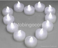 100Pcs Steady Light flameless Led Tea Light Decoration Tea Candle