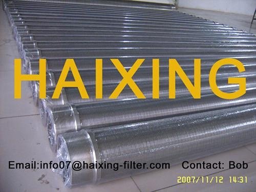 China supply stainless steel OD 4 1/2 water well screen pipe (manufacturer) 5