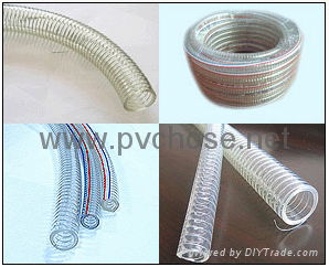 pvc steel wire  reinforced hose