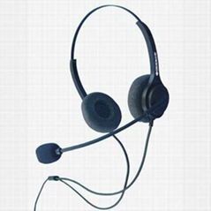 Call center telephone and headsets BP125D