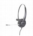 Call center telephone and headsets MI400G 1