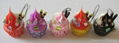 Educational toys simulation nutritional food Paper cups cake key chain 1