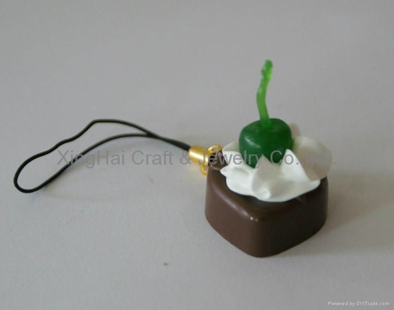 Educational toys simulation nutritional food Butter chocolate key chain 4