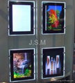 led frameless crystal light box for indoor display