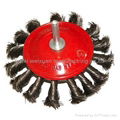 steel wire wheel /twist knot bowl brushes/circular wire 1