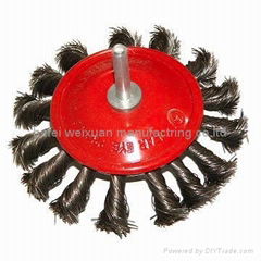 steel wire wheel /twist knot bowl brushes/circular wire