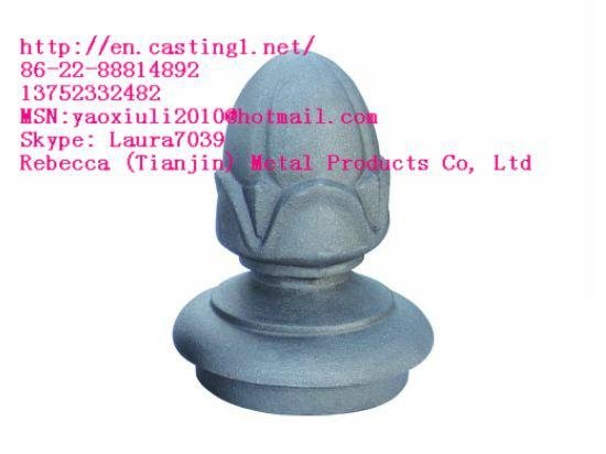 sand casting aluminum post cap 3