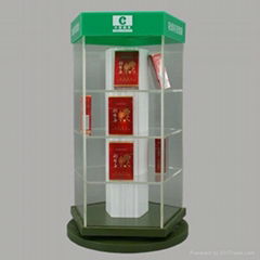 acrylic tobacco counter display cases 