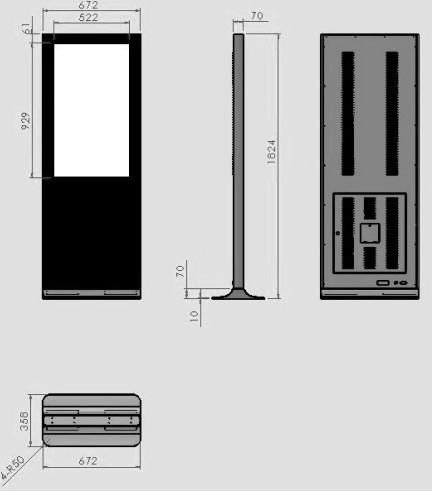 42-inch Digital Signage System  2