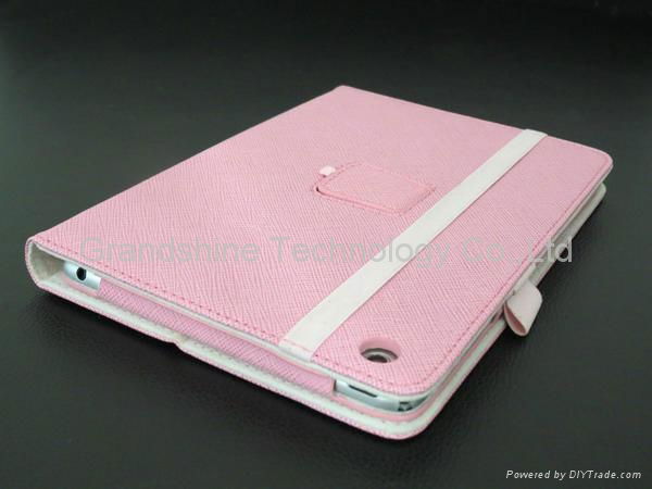 Fashionable multifunction leather case for new ipad mini 4