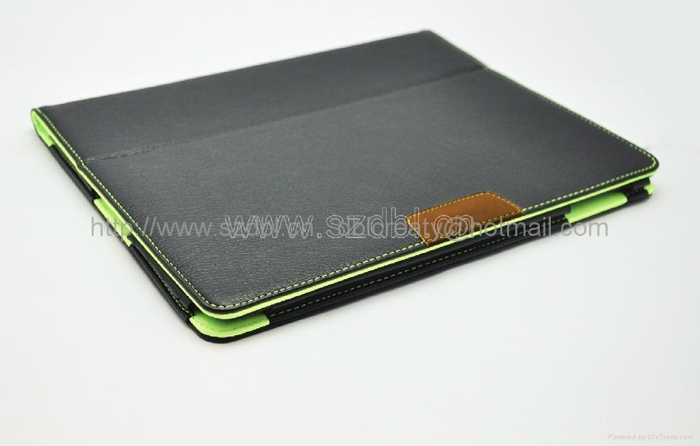 fashionable and top grade leather case for ipad2 2