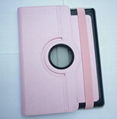 New 360 ratary leather case for ipad3&for tablet PC cover 3