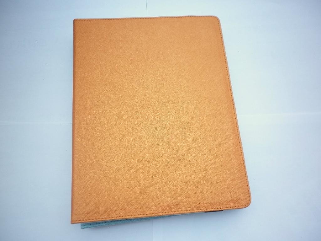 New 360 ratary leather case for ipad3&for tablet PC cover 5