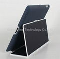 2013 NEW unique design cases for ipad3 hard PC cover with leather style