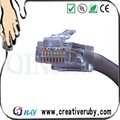 UTP Cat5e patch cord 4Pairs 24AWG with RJ45 8P8C 5