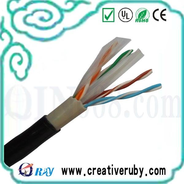 23AWG Solid Copper 0.575mm UTP/FTP/SFTP CAT6 Lan Cable 2