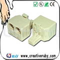 RJ11 Modular Telephone Adapter Male to Female 2