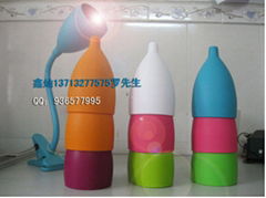 Production of high temperature silicone lampshade