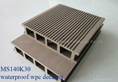 waterproof decking with wpc material