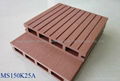 WPC hollow composite decking