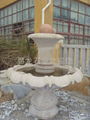 along stone yellow stone fountain