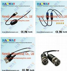 1 ch waterproof video balun 