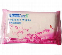 PharmCare Hygienic Wipes(Silky Orchid) 10Sheets