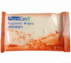 PharmCare Hygienic Wipes 10Sheets