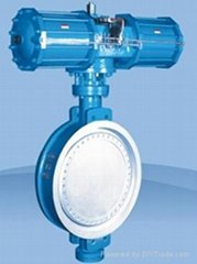 Pneumatic Quick Disconnect Butterfly valve Industrial Valves