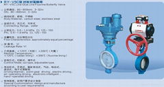 Line Glue Line Fluorine Butterfly Valve