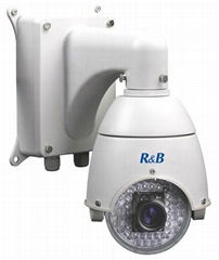 4.5 inch mini size high speed camera with SAMSUNG 10X zoom camera IR 50-70M