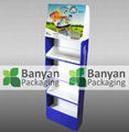 Corrugated POP paper display stand 1