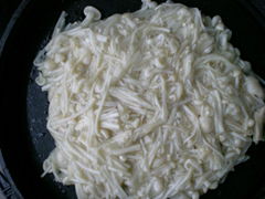 salted white needle mushroom