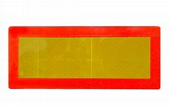 Rear Reflective Marking Plate for Long Vehicle