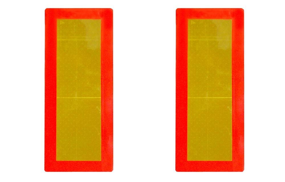 Rear Reflective Marking Plate for Long Vehicle  3