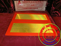 Rear Reflective Marker Board for Long Vehicle