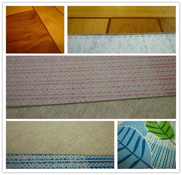 Nonwoven fabric backed PVC roll floor cover 2