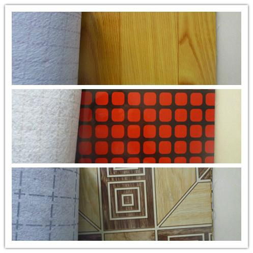 Nonwoven fabric backed PVC roll floor cover 5