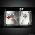 S203 Kitchen undermounted SUS304 stainless steel Double sink 1